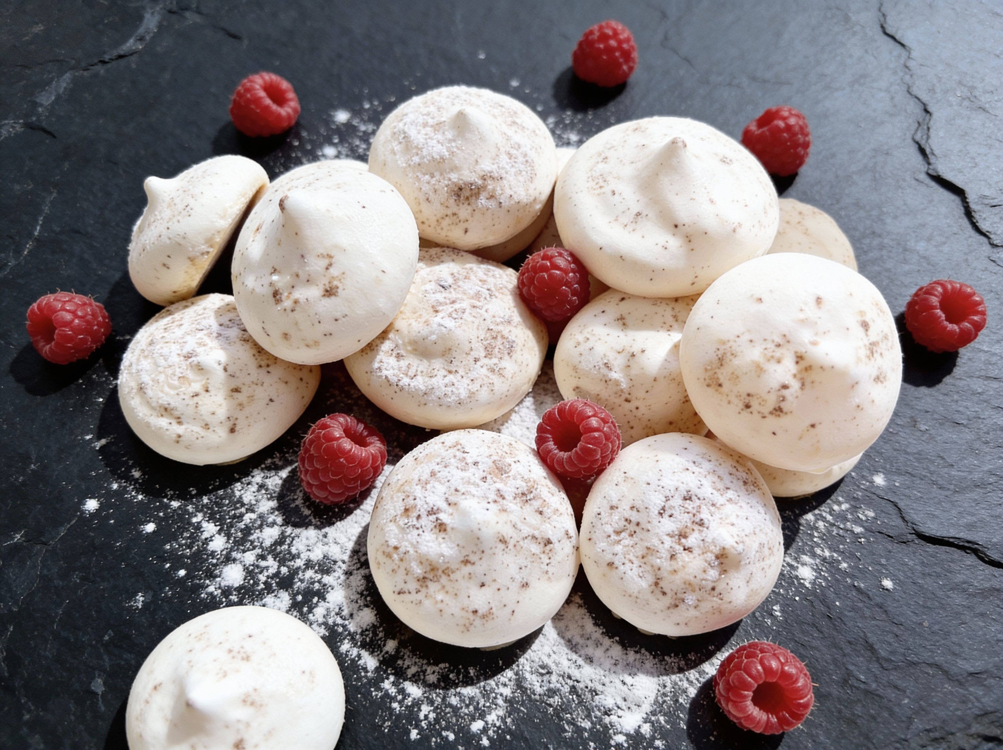 Coffee meringue from French Atelier bakery, Venice, Florida.