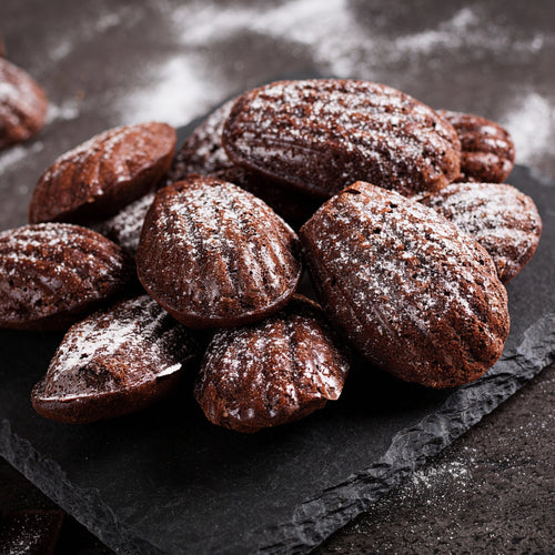 Double cacao madeleine from French Atelier, French bakery in Venice , Florida.